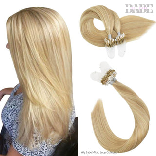 Aly Babe Micro Loop Human Hair Extensions image 13