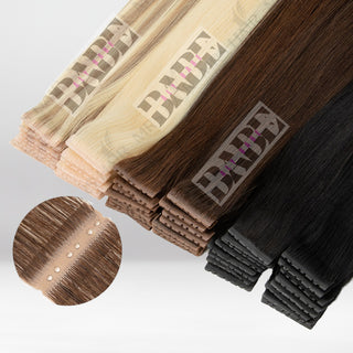 Invisible Twin Tabs Mirco Loop Hair Extensions image 0