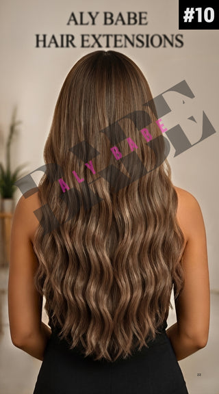 Genius Weft Hair Extensions – 22” Double Drawn – #10