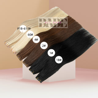 Invisible Twin Tabs Mirco Loop Hair Extensions image 3