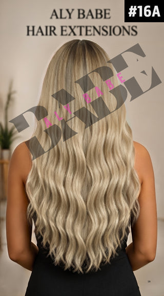 GENIUS WEFT (22” Double Drawn, 100 Grams) Blonde / Light Shade #613