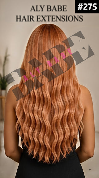 Genius Weft Hair Extensions 22” Double Drawn #27S