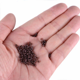 Aly Babe  Micro Rings 500pcs 2.5mm without Silicone for Hair Extensions 7 Colors image 5