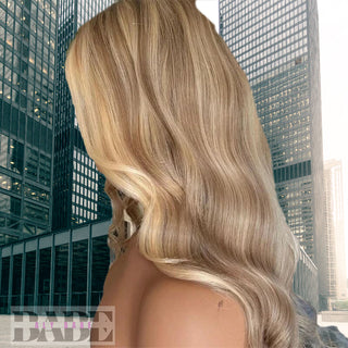 Aly Babe™ Ombre Brown Blonde 13x6 Virgin Hair Wig image 0