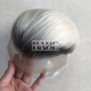 Human Hair Toupee For Men image 3