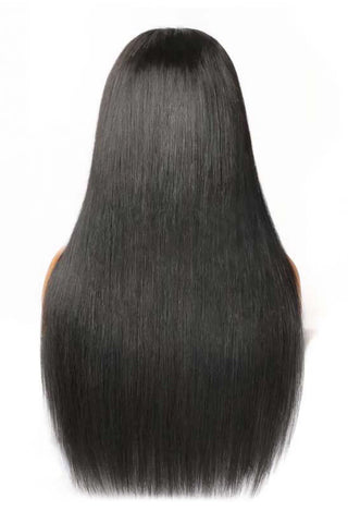 Aly Babe™ 13x4 & 13x6 Bone Straight Human Hair Wigs – 40 Inch HD Transparent image 2