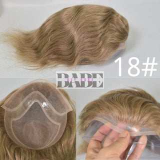 Human Hair Toupee For Men image 27