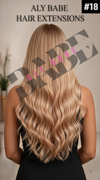 Genius Weft Hair Extensions – 22” Double Drawn – #18