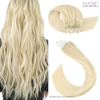 Aly Babe Micro Loop Human Hair Extensions image 14