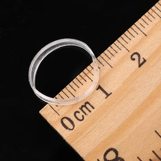 Clear Ponytail Rubber Bands Holder Elastic for Women Girls Bind Tie Hair Accesso image 5