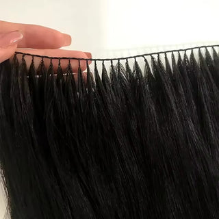 Feather Weft Hair Extensions – Lightweight – #60 Bright Blonde (100 Grams)