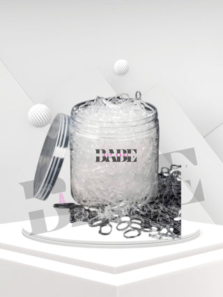Clear Ponytail Rubber Bands Holder Elastic for Women Girls Bind Tie Hair Accesso