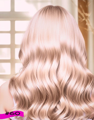 Invisible Tape Hair Extensions – Seamless – #60 Bright Blonde (100 Grams)