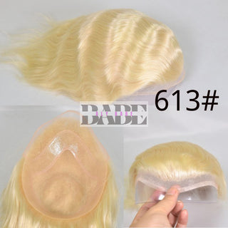 Human Hair Toupee For Men image 28