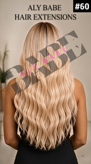GENIUS WEFT (22” Double Drawn, 100 Grams) Blonde / Light Shade #613