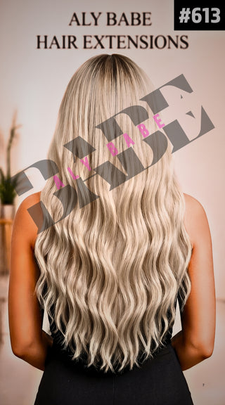 GENIUS WEFT (22” Double Drawn, 100 Grams) Blonde / Light Shade #613