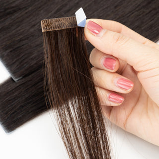 Invisible Tape In Extensions Human Hair Seamless Pu Skin Weft Injected Hair Exte image 5