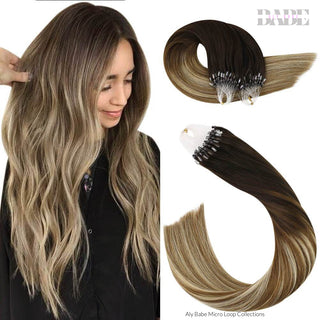 Aly Babe Micro Loop Human Hair Extensions image 20