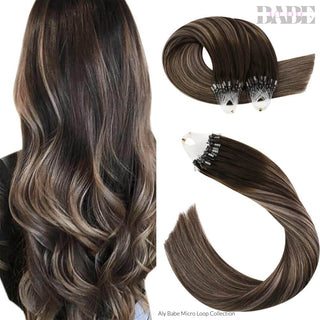 Aly Babe Micro Loop Human Hair Extensions image 9