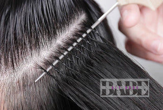 Micro Feather Aly Babe Hair Extensions 22 inches image 1