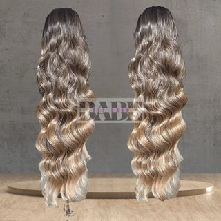 Aly Babe's 28 Inches Long Weave Ponytail image 17