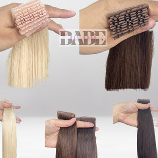 Invisible Twin Tabs Mirco Loop Hair Extensions image 4
