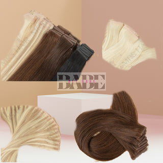 Invisible Twin Tabs Mirco Loop Hair Extensions image 2