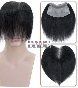 Men Natural Hairline Invisible Hairpiece image 5