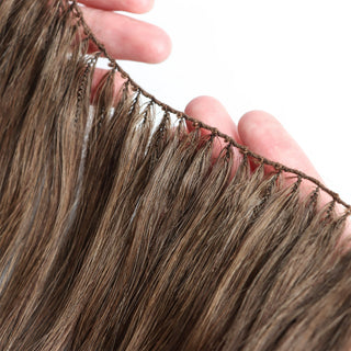 Feather Weft Hair Extensions – Lightweight – #60 Bright Blonde (100 Grams)