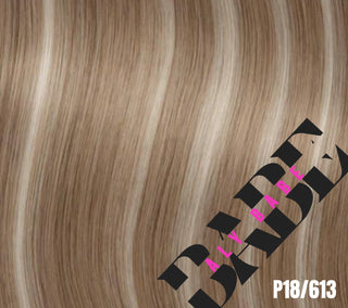 Aly Babe Hair Extensions Genius Weft Hair Extensions 22  Double Drawn P18/613