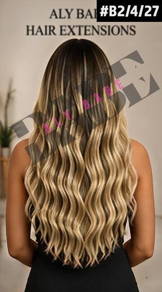 GENIUS WEFT (22” Double Drawn, 100 Grams) Blonde / Light Shade #613