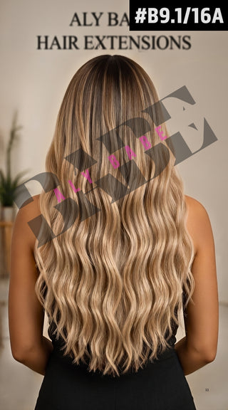 GENIUS WEFT (22” Double Drawn, 100 Grams) Blonde / Light Shade #613