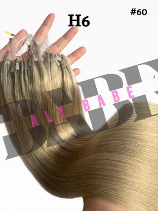 H6 Feather Hair Extensions – Lightweight – #60