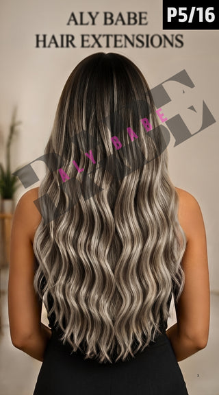 Genius Weft Hair Extensions – 22” Double Drawn – #P5/16