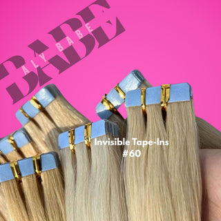 Invisible Tape Hair Extensions – Seamless – #60 Bright Blonde (100 Grams)