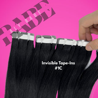 Invisible Tape-In Hair Extensions – Seamless Install – 1C