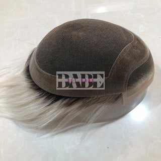 Human Hair Toupee For Men image 2