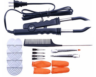 Aly Babe Professional Flat Plate Hair Extension Iron Wand Keratin Bonding Tool B image 1