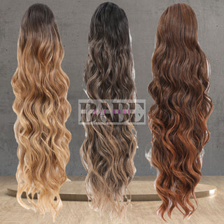 Aly Babe's 28 Inches Long Weave Ponytail image 3
