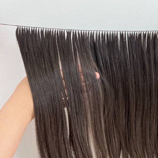 Feather Weft Hair Extensions – Lightweight – #60 Bright Blonde (100 Grams)