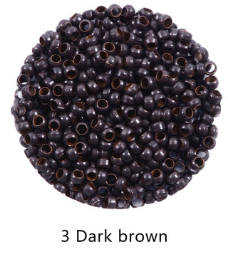 Aly Babe  Micro Rings 500pcs 2.5mm without Silicone for Hair Extensions 7 Colors image 4