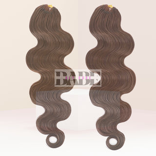 Aly Babe Body Wave Feather Crochet Hair Extension image 6