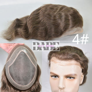 Human Hair Toupee For Men image 23