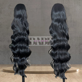 Aly Babe's 28 Inches Long Weave Ponytail image 13