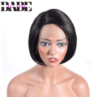 Aly Babe™ 13x2 Short Pixie Cut Human Hair Wig image 1
