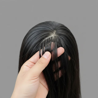 close up of H6 hair extensions from Aly Babe Hair extensions 