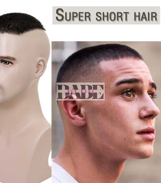 Aly Babe Men Toupee Buzz Cut Edition image 4