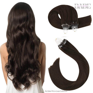 Aly Babe Micro Loop Human Hair Extensions image 15