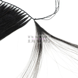 Feather Hair Extensions Natural Human Hair image 2