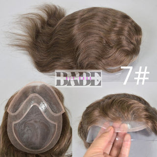 Human Hair Toupee For Men image 25